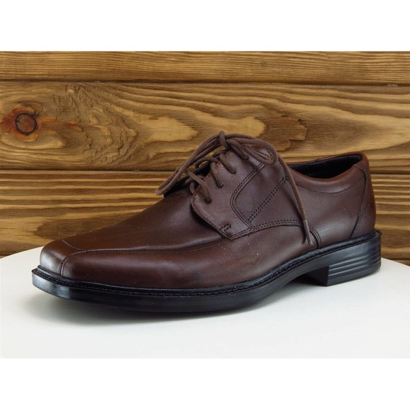 Bostonian Sz 9 Derby Oxfords Brown Leather Men Lace Up Medium‎ (D, M) - Picture 1 of 11